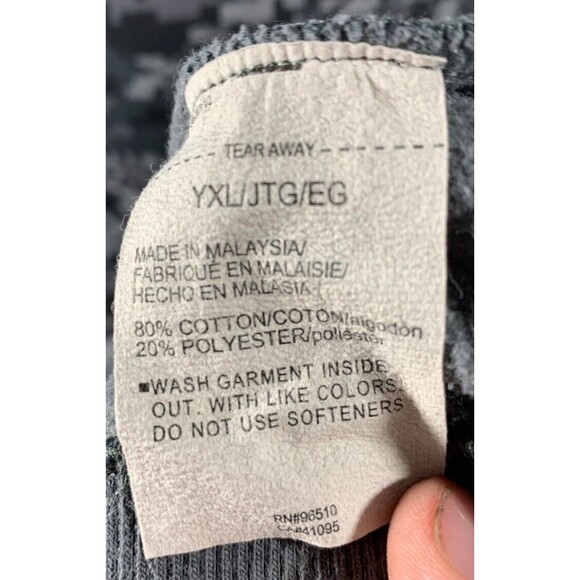 Youth Under Armour Gray Camo Camouflage Pullover Hoodie YXL (XL) Large Pocket - Picture 11 of 15